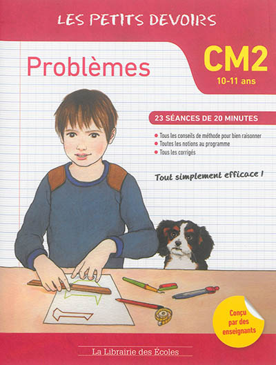 Problèmes CM2, 10-11 ans : 23 séances de 20 minutes