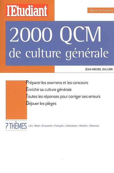 2.000 QCM de culture générale