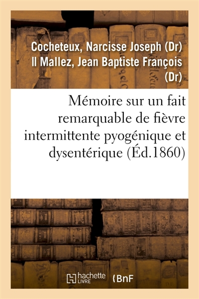 Mémoire sur un fait...