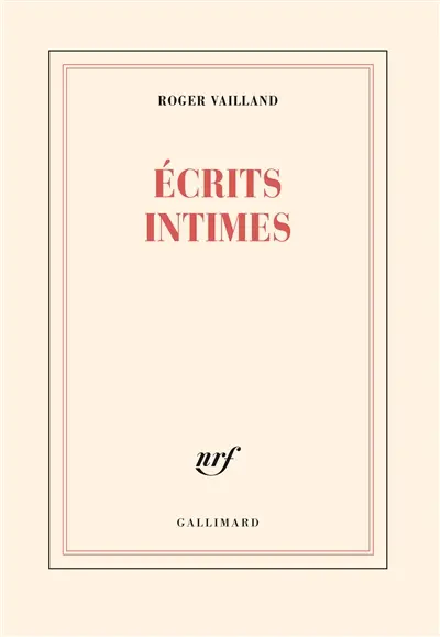 Ecrits intimes