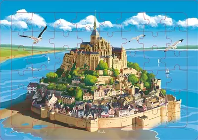 Le Mont-Saint-Michel : puzzle 48 pièces