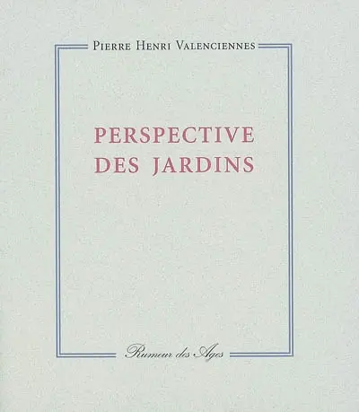 Perspective des jardins