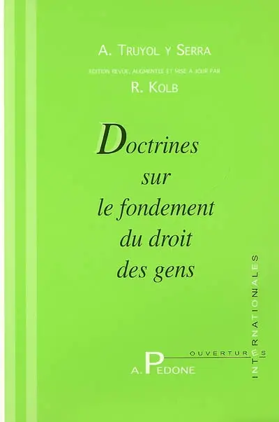Doctrines sur le fondement du droit des gens