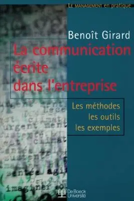 La communication écrite dans l'entreprise