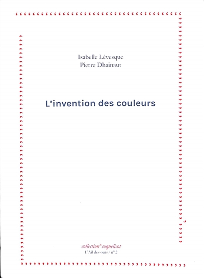 L'invention des couleurs