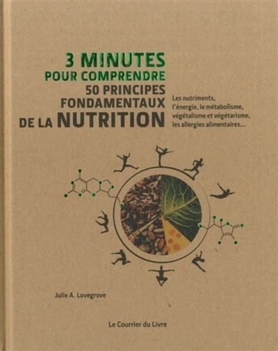 3 minutes pour comprendre 50 principes fondamentaux de la nutrition : les nutriments, l'énergie, le métabolisme, végétalisme et végétarisme, les allergies alimentaires...