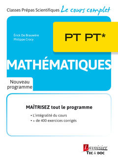 Mathématiques, 2e année PT, PT* : nouveau programme