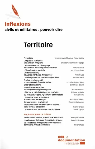 Inflexions, n° 30. Territoire