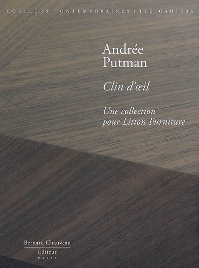 Andrée Putman : clin d'oeil, une collection pour Litton furniture