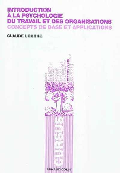 Introduction à la psychologie du travail et des organisations : concepts de base et applications