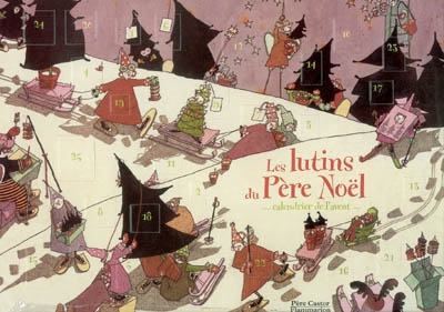 Les lutins du Père Noël : calendrier de l'avent