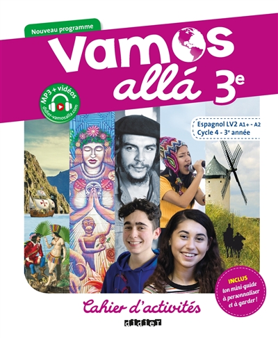 Vamos alla 3e, espagnol LV2 A1+-A2, cycle 4, 3e année : cahier d'activités : nouveau programme