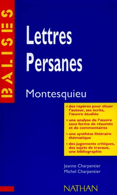 Lettres persanes, Montesquieu