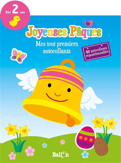 joyeuses pâques : mes tout premiers autocollants