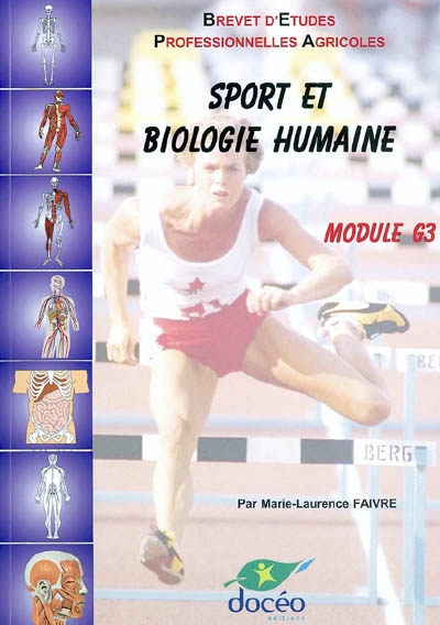 Sport et biologie humaine, brevet d'études professionnelles agricoles : module G3
