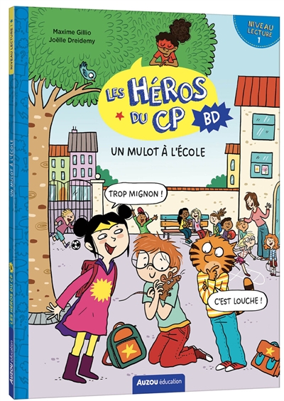 Les héros du CP BD. Un mulot à l'école : niveau lecture 1