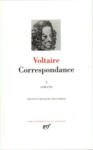 Correspondance. Vol. 10. Octobre 1769-juin 1772