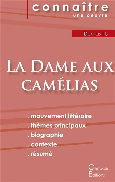 Fiche de lecture La Dame aux camélias de Dumas fils (Analyse littéraire de référence et résumé complet)