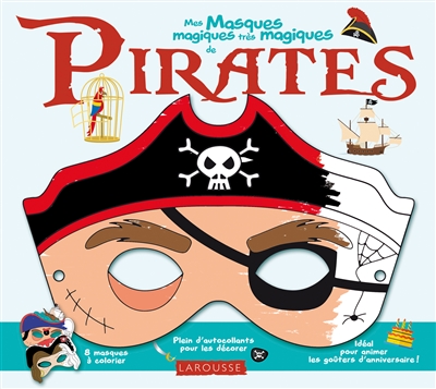 Mes masques magiques de pirates