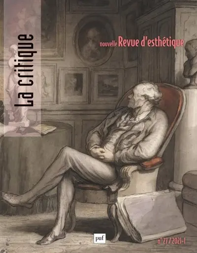 Nouvelle revue d'esthétique, n° 27. La critique