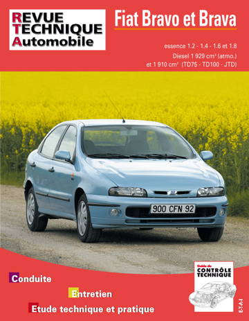 Revue technique automobile, n° 585.3. Fiat Bravo et Brava essence et diesel (95-99)