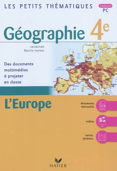 Géographie 4e, l'Europe : des documents multimédias à projeter en classe