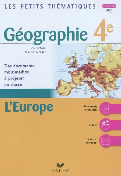 Géographie 4e, l'Europe : des documents multimédias à projeter en classe
