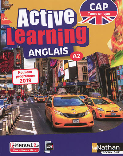 Active learning, anglais CAP tome unique, A2 : nouveau programme 2019