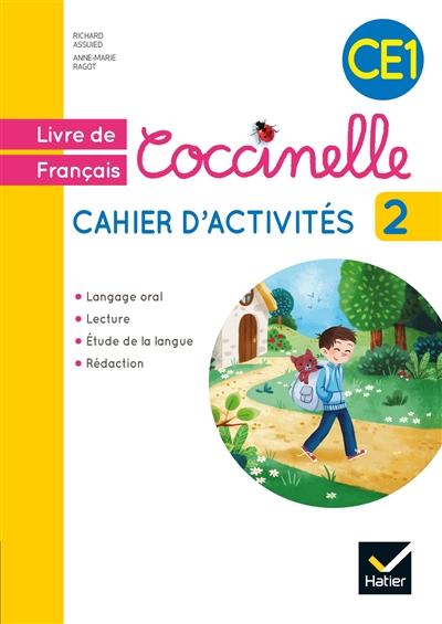 Coccinelle, livre de français, cahier d'activités CE1 : langage oral, lecture, étude de la langue, rédaction. Vol. 2