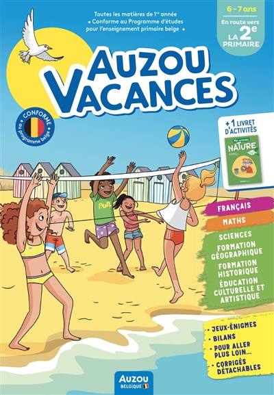 auzou vacances : 6-7 ans, en route vers la 2e primaire