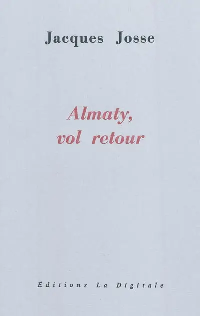 Almaty, vol retour