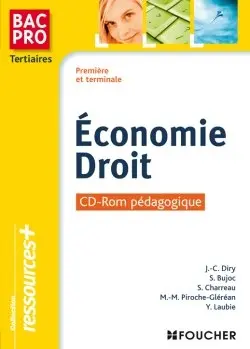 Economie droit bac pro tertiaires, première et terminale : CD-ROM pédagogique