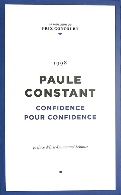 Confidence pour confidence