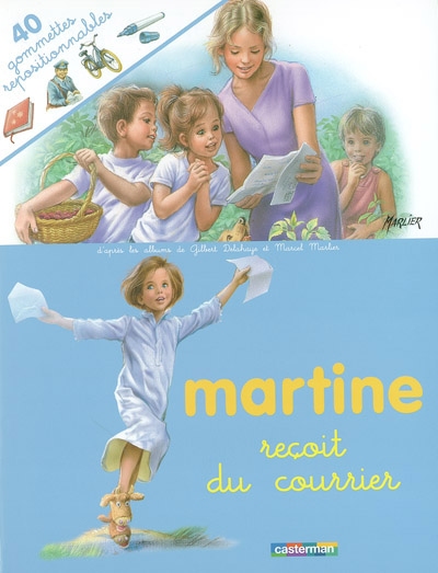 Martine reçoit du courrier : 40 gommettes repositionnables