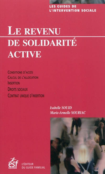 Le revenu de solidarité active (RSA)