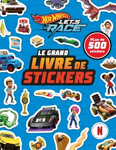 Hot Wheels : Le grand livre de stickers (+ de 500 stickers)
