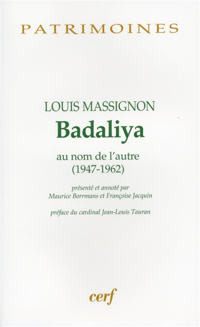 Badaliya : au nom de l'autre (1947-1962)