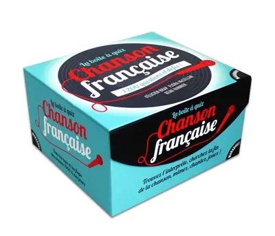 La boîte à quiz chanson française : 1.200 questions et défis !