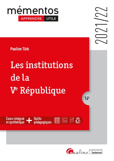 Les institutions de la Ve République : 2021-2022