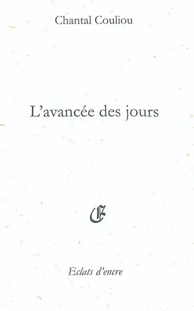 L'avancée des jours