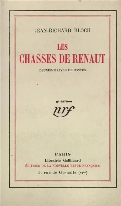 Les chasses de Renaut : deuxième livre de contes