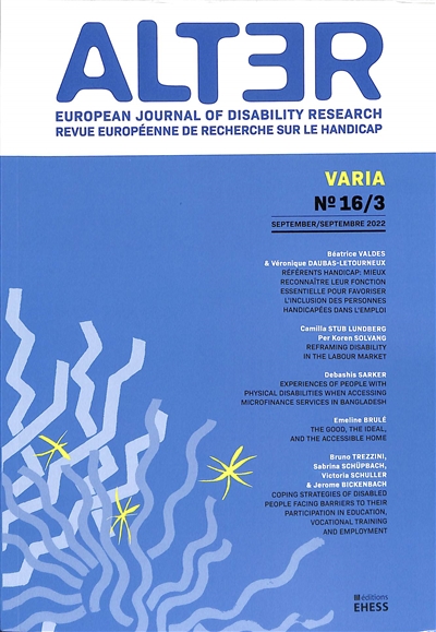 Alter : european journal of...