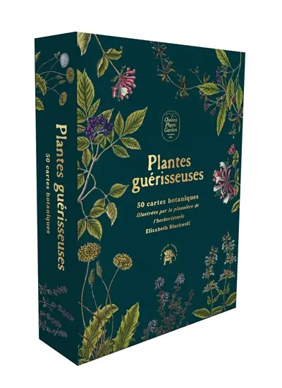 Plantes guérisseuses : 50 cartes botaniques illustrées par la pionnière de l'herboristerie
