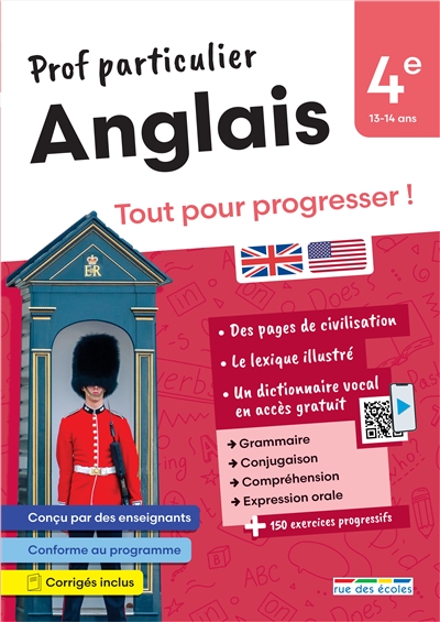 Anglais 4e, 13-14 ans : tout pour progresser !