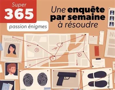 Une enquête par semaine à résoudre : passion énigmes