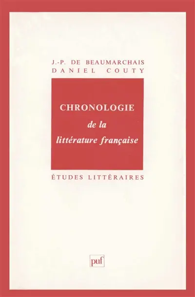 Chronologie de la littérature française