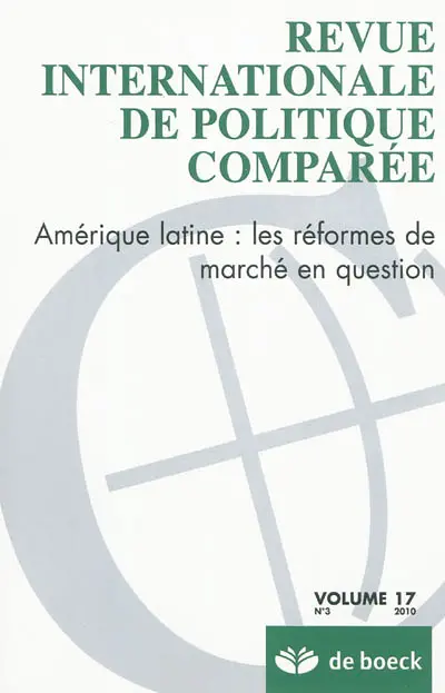 Revue internationale de politique comparée, n° 3 (2010)