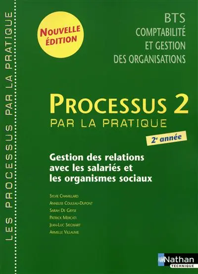 Processus 2 par la pratique, BTS CGO, 2e année : gestion des relations avec les salariés et le organismes sociaux