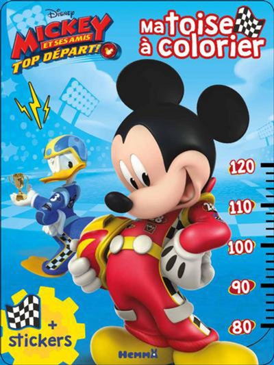 Mickey et ses amis, top départ : ma toise à colorier