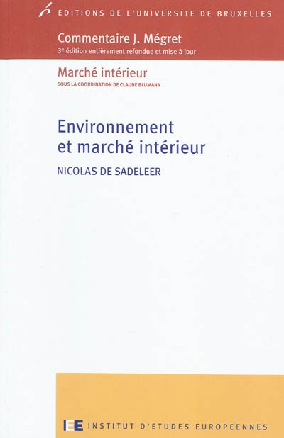 Environnement et marché intérieur